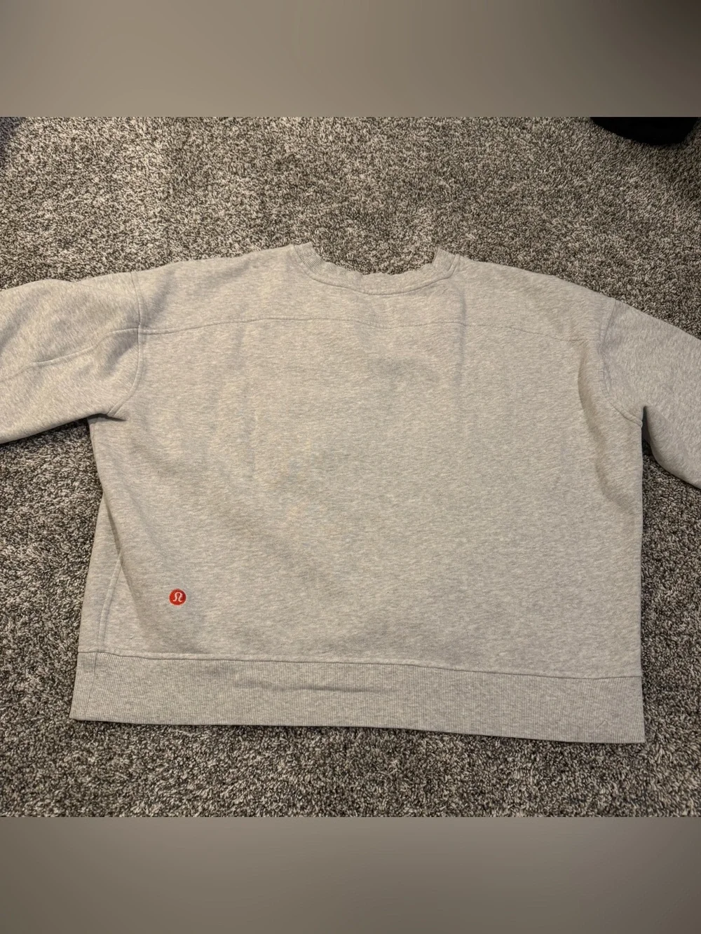 RARE* Lululemon multicolored wordmark crewneck